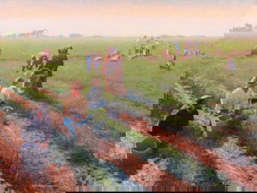 Gary Ernest Smith (American, b. 1942) Pea Pickers