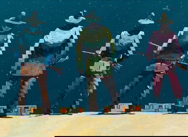 Thom Ross (American, b. 1952) Lights of Fort Sumter