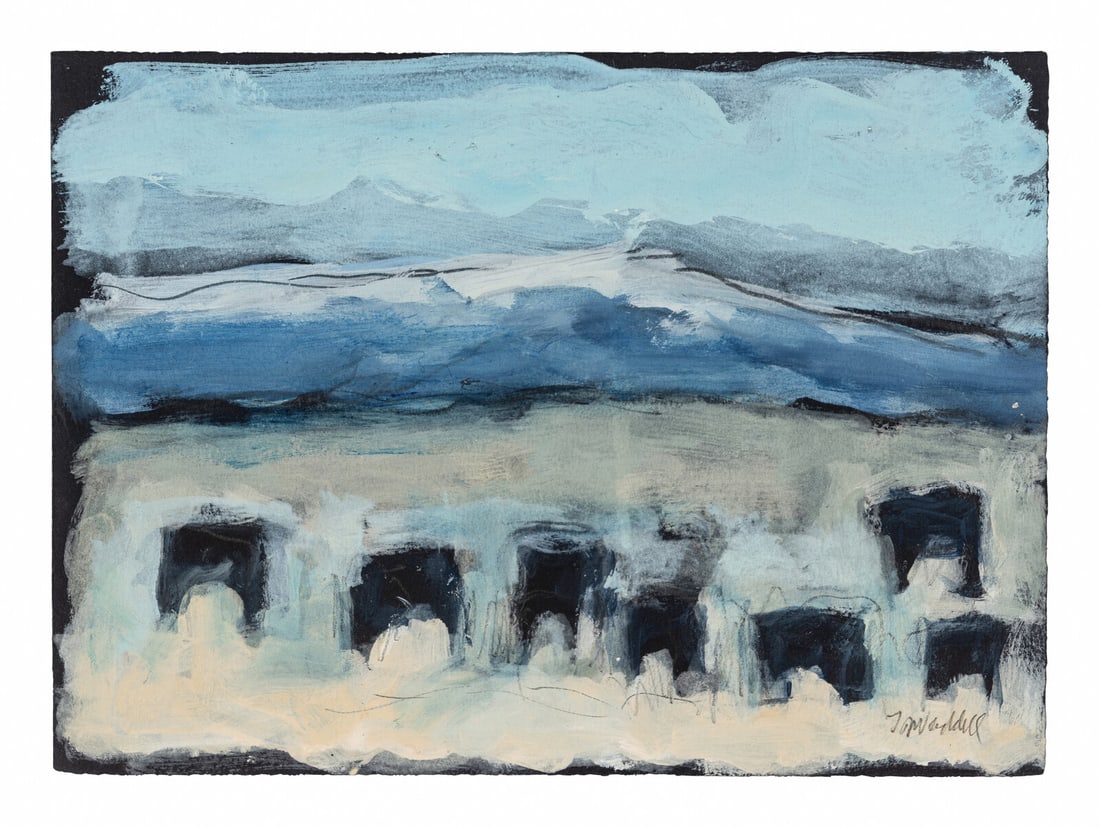 Theodore Waddell (American, b. 1941) Geyser Mountain Angus Dr #1, 2009 (1 of 3)