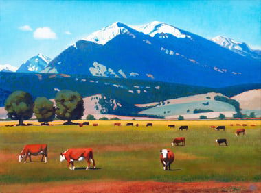 Gary Ernest Smith (American, b. 1942) Blue Mountains of Baker Valley, 2011