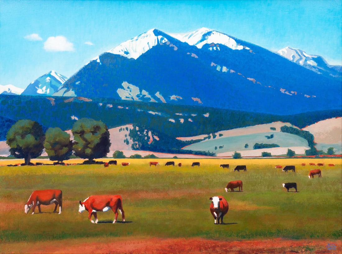 Gary Ernest Smith (American, b. 1942) Blue Mountains of Baker Valley, 2011 (1 of 3)