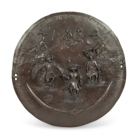 Allan Houser (Chiricahua Apache, 1914-1994) Southwest Dance Shield, edition 15/24, 1976