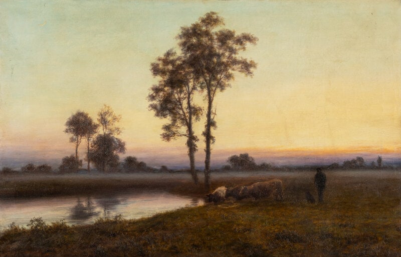 Joseph Dixon Clark
(British, 1849-1944)
Evening Sunset (1 of 5)