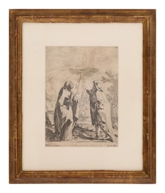 Ventura Salimbeni (Italian, 1568 - 1613) St. Anne and St. Joachim