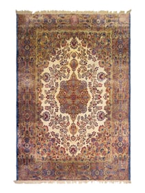 A Kirman Wool Rug