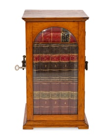 A Victorian Tromp l'Oeil Oak Sentry Box