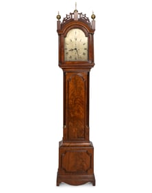 An English Mahogany Long Case Clock