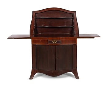 A Dutch Inlaid Mahogany Metamorphic Server