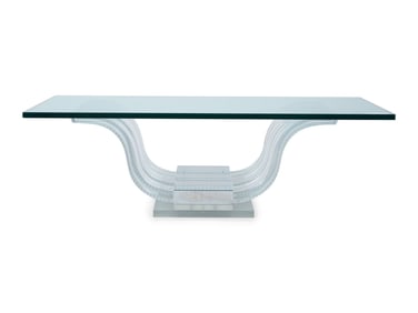 A Lalique Perles d'Eau Cocktail Table