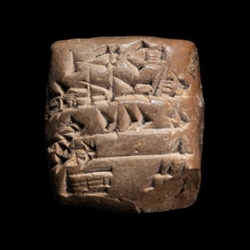 A Sumerian Clay Cuneiform Tablet