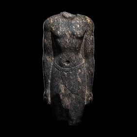 An Egyptian Granite Torso of an Official