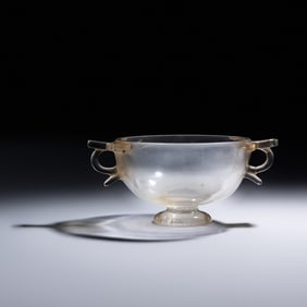 A Greek Rock Crystal Skyphos