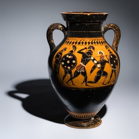 An Attic Black-Figured Type B Amphora