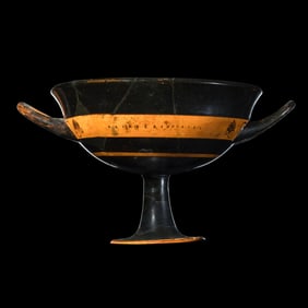 An Attic Black-Figured Band Cup