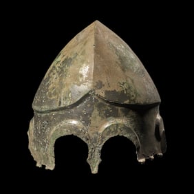 A Chalcidian Tinned Bronze Helmet