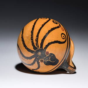 A Greek Black-Figured Mug with an Octopus