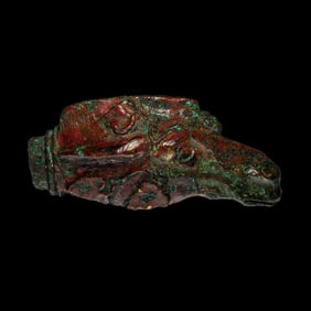 A Roman Bronze Mule Head Protome