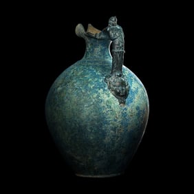 A Roman Bronze Ewer