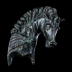 A Roman Bronze Fulcrum Terminal in the Form of a Horse