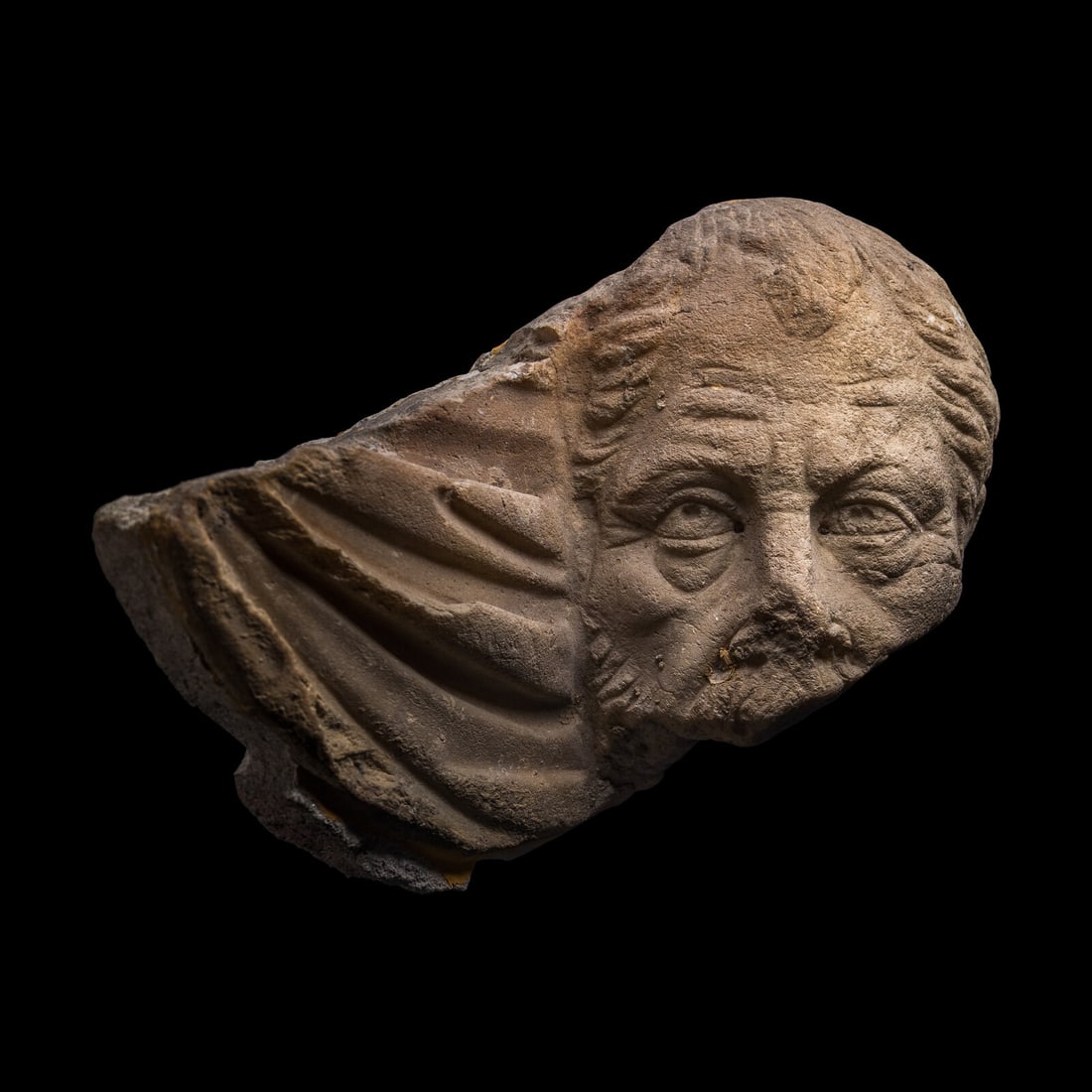 A Roman Marble Sarcophagus Fragment (1 of 5)