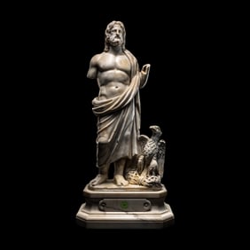 A Roman Marble Figure of Jupiter