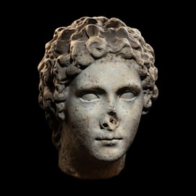 A Roman Marble Head of a Youth