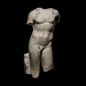 A Roman Marble Torso of Apollo