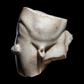 A Roman Marble Lower Torso of a Youth