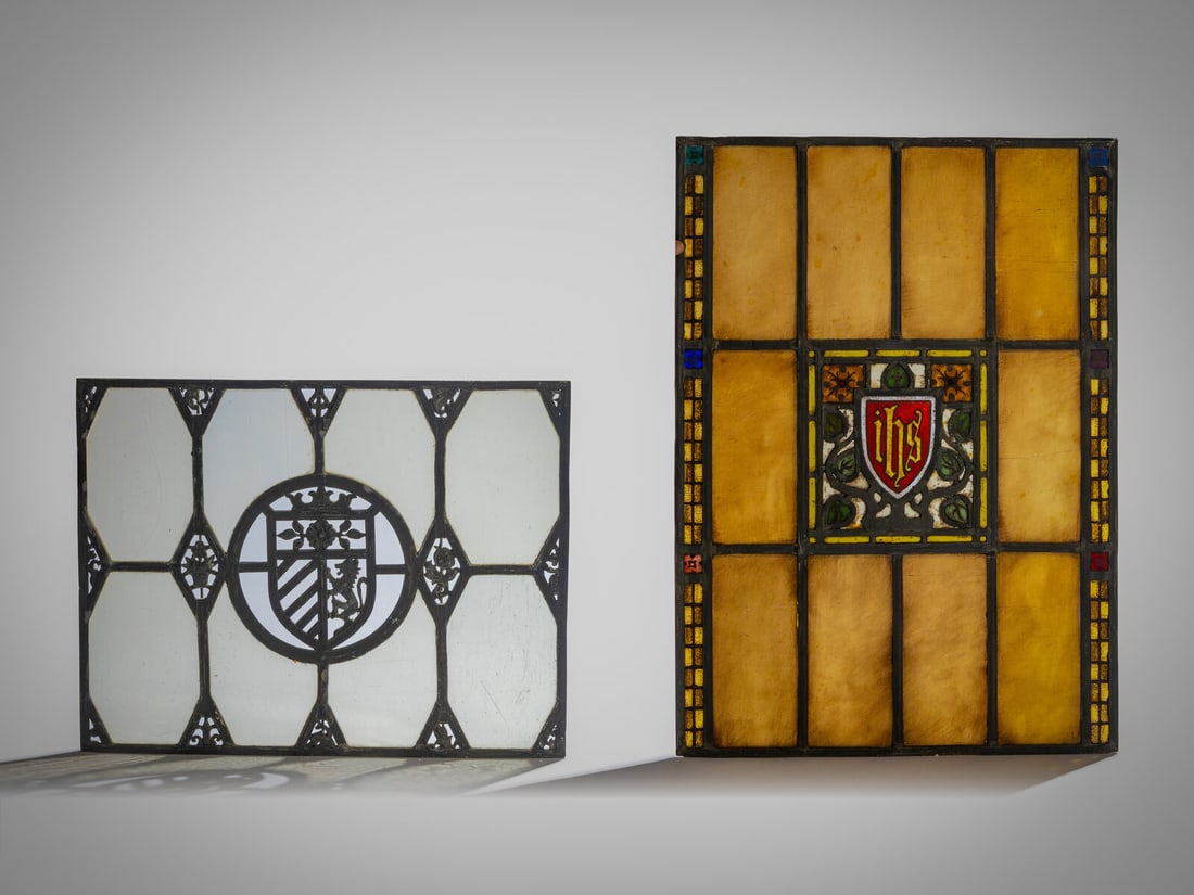 Linden Glass Company (Chicago, 1884–1934) Two windows (1 of 4)