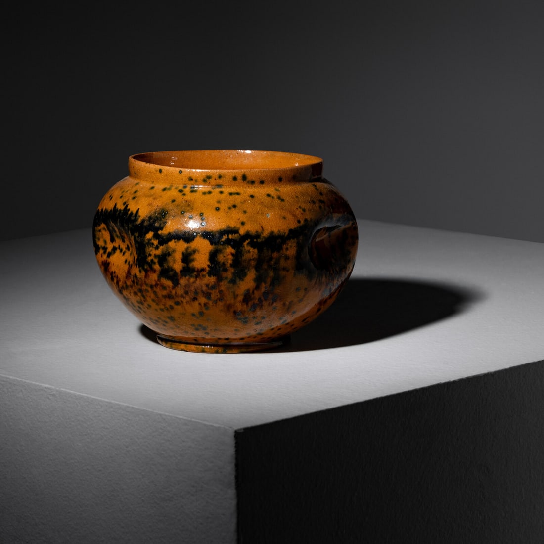 George Ohr (American, 1857-1918) Dimpled Squat vase, c. 1895–1896 (1 of 4)