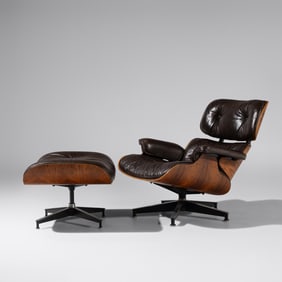 Charles and Ray Eames (American, 1907–1978 | 1912–1988) 670 lounge chair and 671