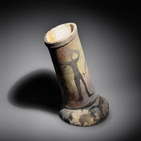 Paul Soldner (American, 1921–2011) Figural vase