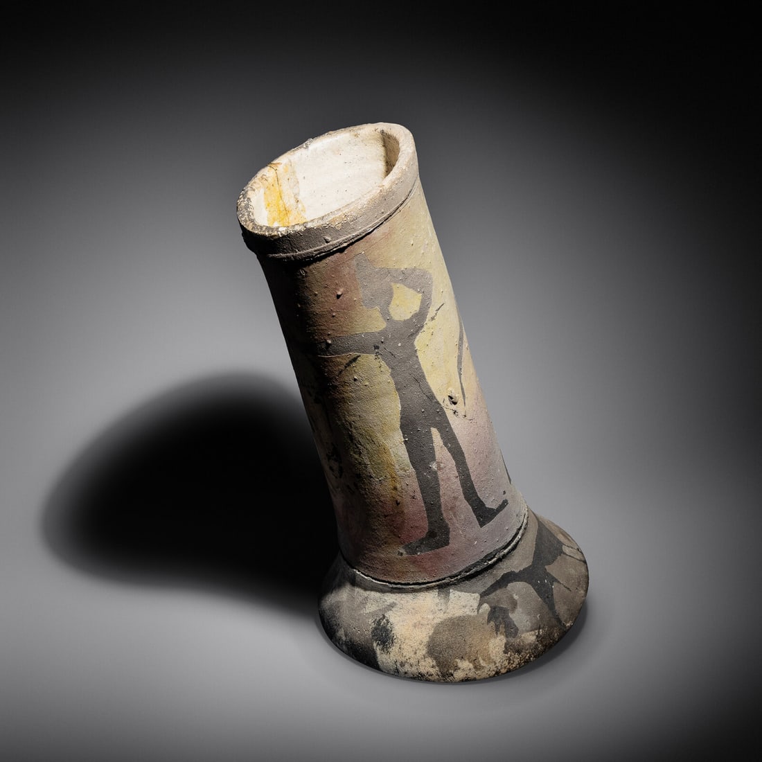 Paul Soldner (American, 1921–2011) Figural vase (1 of 2)