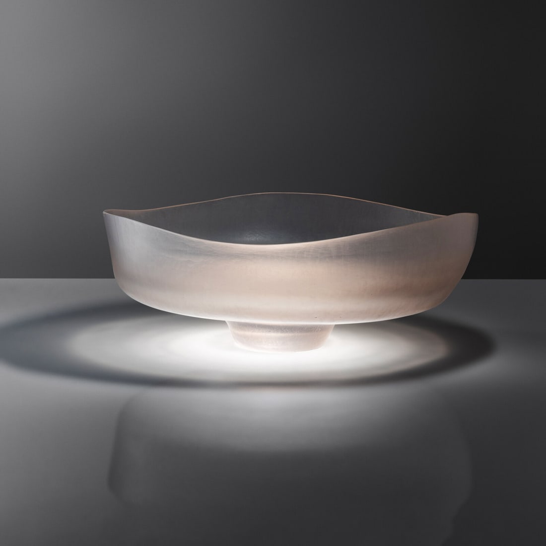 Tobia Scarpa (Italian, b 1935)  Battuto Bowl (1 of 3)