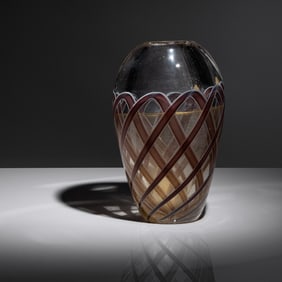 Archimede Seguso (Italian, 1909–1999) Nastro Richiamato vase