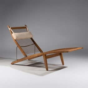 Hans J. Wegner (Danish, 1914–2007) Stringed Deck Chair, model JH 524, 1958 for Johannes