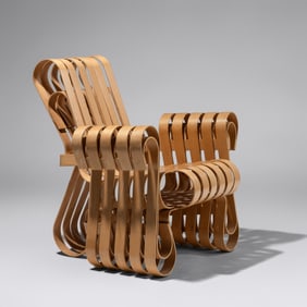 Frank Gehry (Canadian-American, b. 1929) Power Play lounge chair, 1995 for Knoll Studio Canada / USA