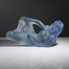 Richard Jolley (American, b. 1952) Reclining Female Nude, 1987