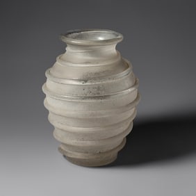 Karl Springer (German-American, 1931–1991) Scavo Glass Vase