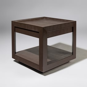 Karl Springer (German-American, 1931–1991) Side table, 1982