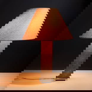 Karl Springer (German-American, 1931–1991) Shagreen table lamp, c. 1985: Karl Springer (German-American, 1931–1991) Shagreen table lamp, c. 1985 shagreen, bone, polished chrome 25¼ h × 5 w × 5 d in (64 × 13 × 13 cm) Property from a private
