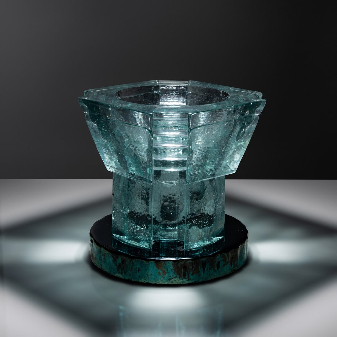 John Lewis (American, b. 1942) Glass Vessel, 1987 (1 of 4)