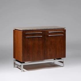 Danish  Mid 20th Century Two-part cabinet