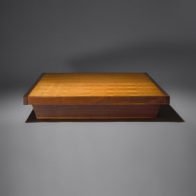 George Nakashima (American, 1905–1990) Conoid platform bed, full size, 1971
