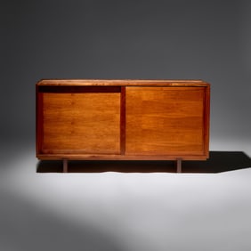 George Nakashima (American, 1905–1990) Sliding door cabinet, 1974