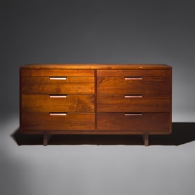 George Nakashima (American, 1905–1990) Double chest of drawers, 1971