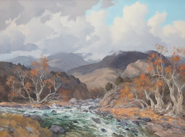 Bill Freeman (American, b. 1927) Sycamore Creek Near Sunflower