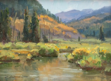 Clyde Aspevig (American, b. 1951) Mountain Stream