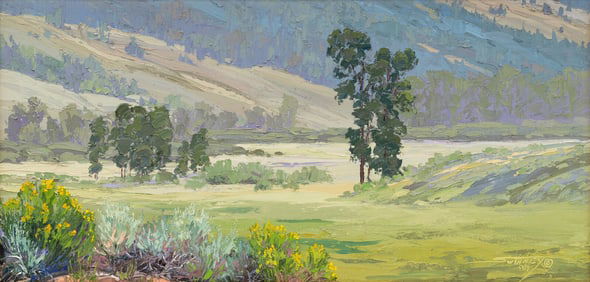 Carol Swinney (American, b. 1950) Mountain Meadow