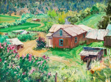 Francis Donald (American, b. 1947) Spring in Chacos